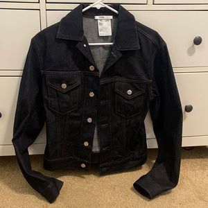 Helmet slang Denim Jacket Made in Italy